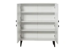 Oppbevaringsskap|Skap-Multi Purpose Cabinet Hvit|Svart Svart,Hvit