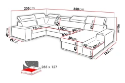 Scandinavian Choice Mumtaz U-Sovesofa Divan Venstre