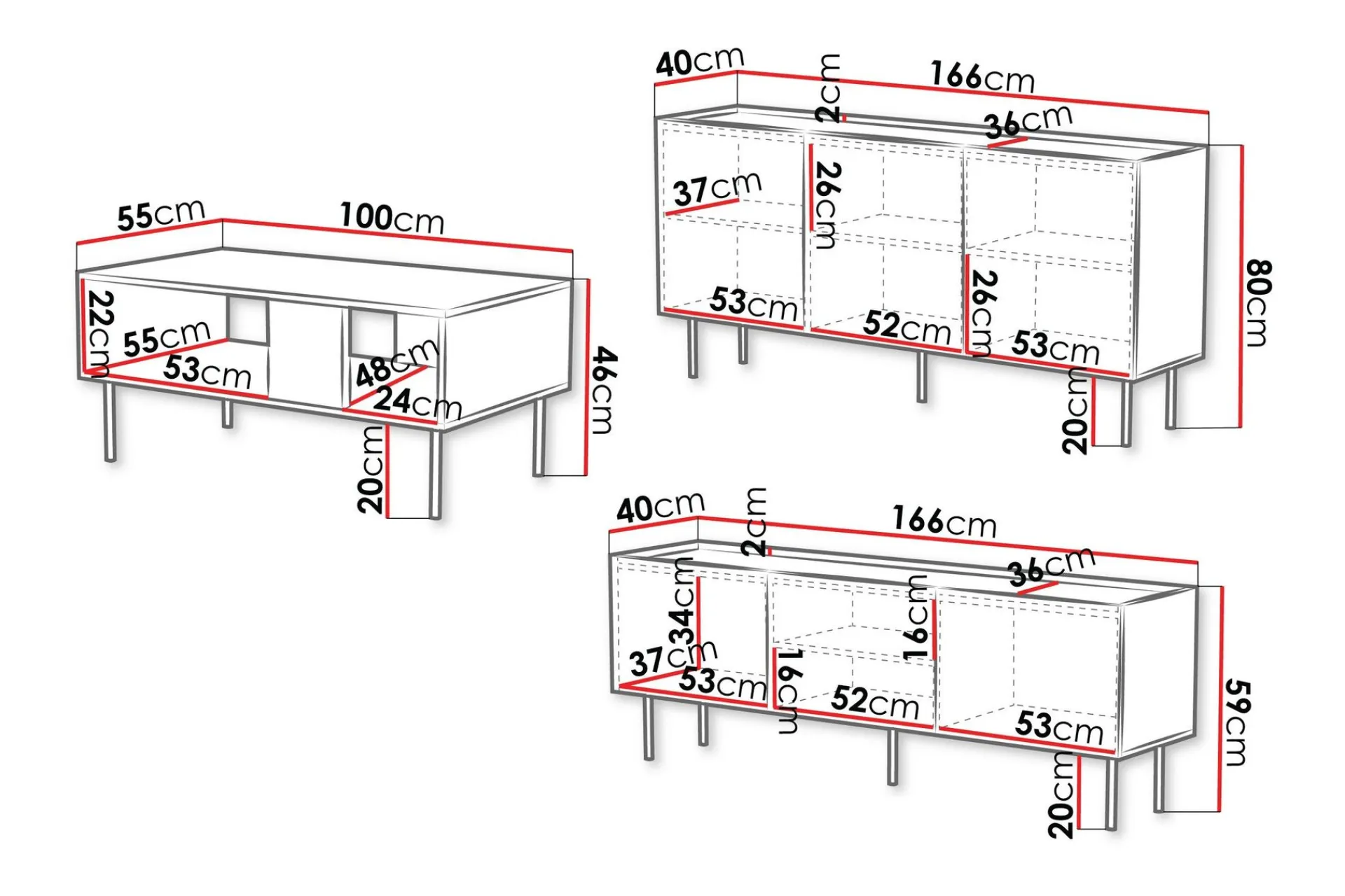 Munkedal Møbelsett for Stue