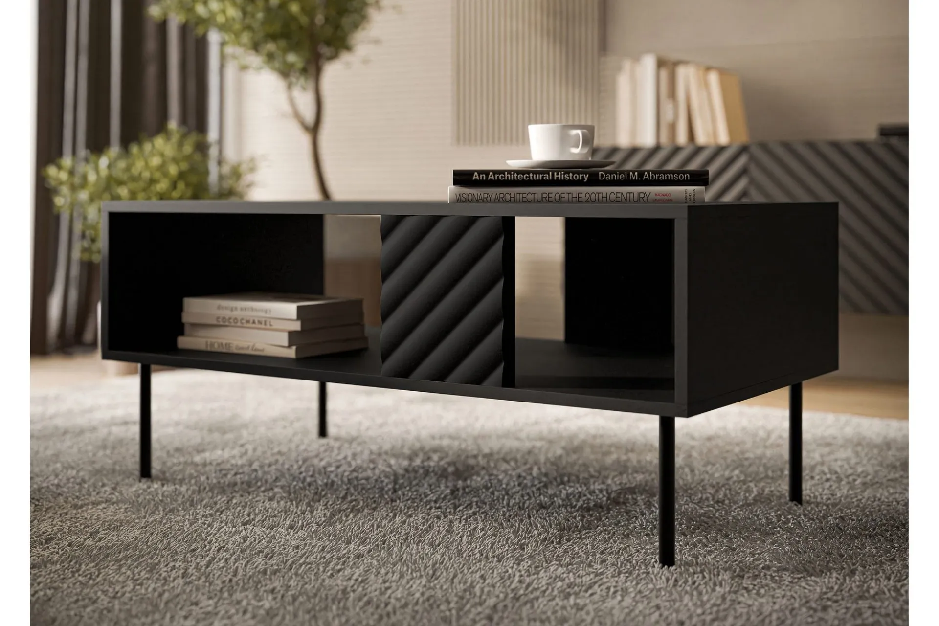 Sofabord-Munkedal Sofabord 100 cm Svart