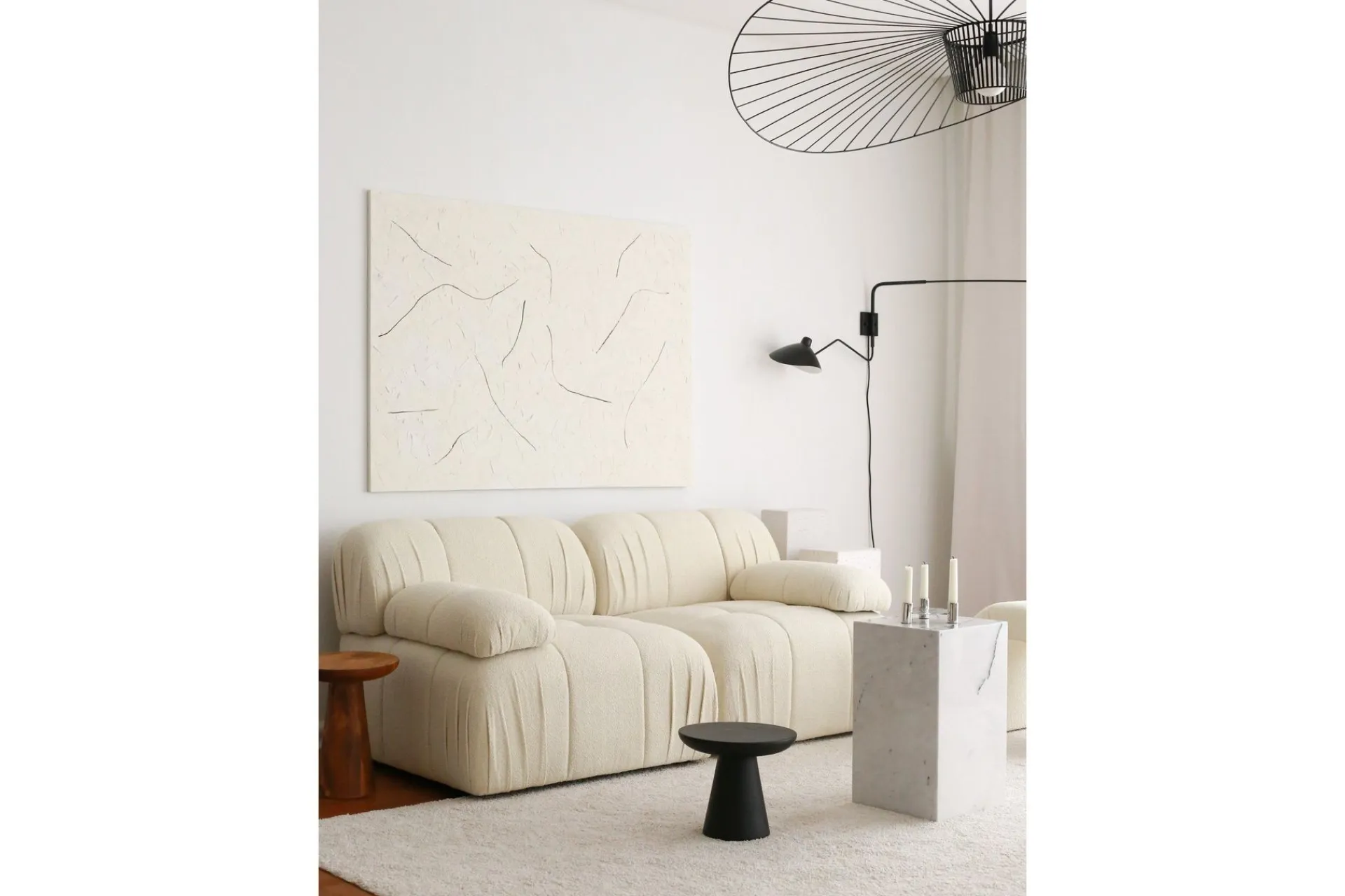 2 Seter Sofa-Murum Sofa 2-seter Hvit