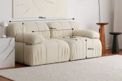 2 Seter Sofa-Murum Sofa 2-seter Hvit