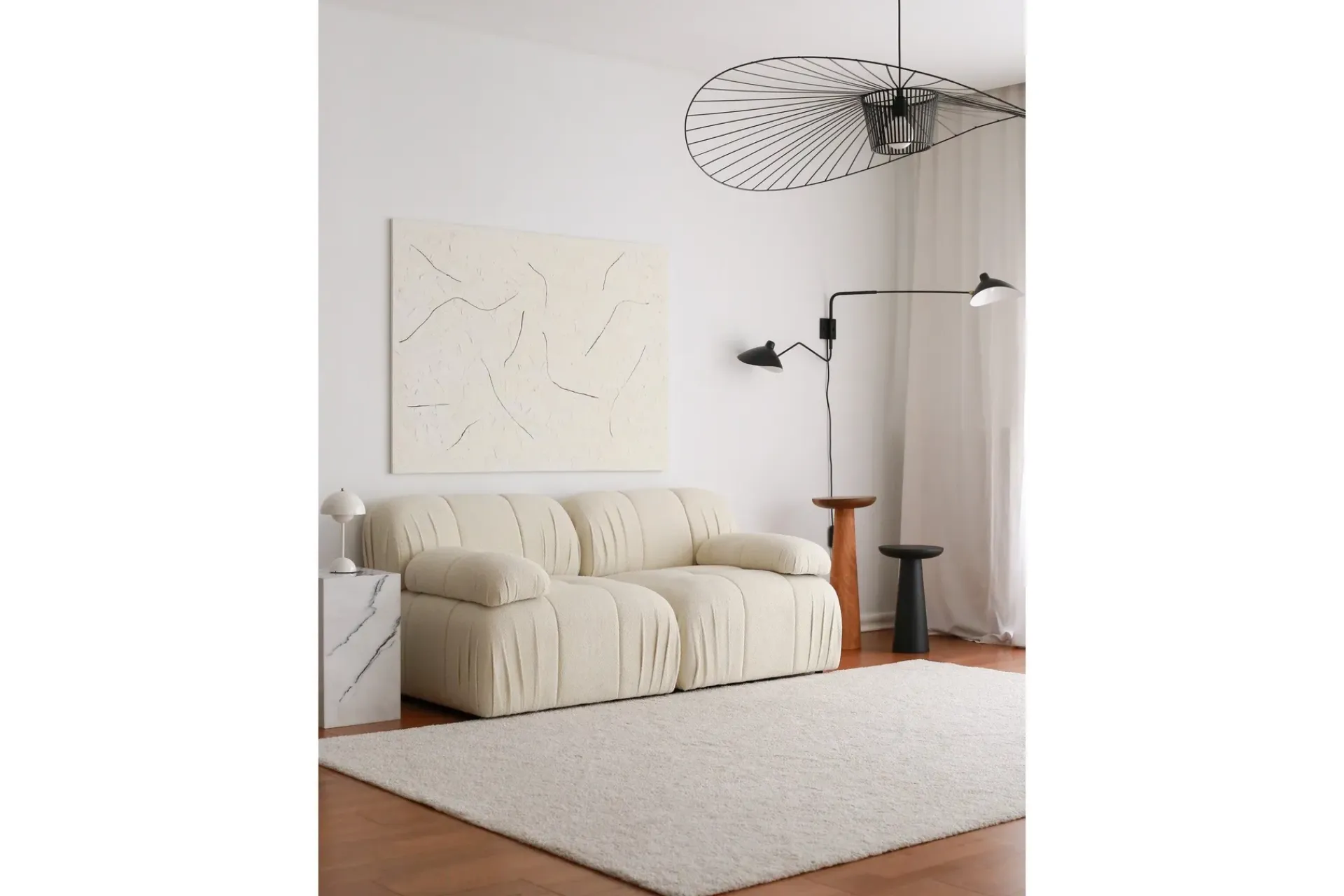 2 Seter Sofa-Murum Sofa 2-seter Hvit