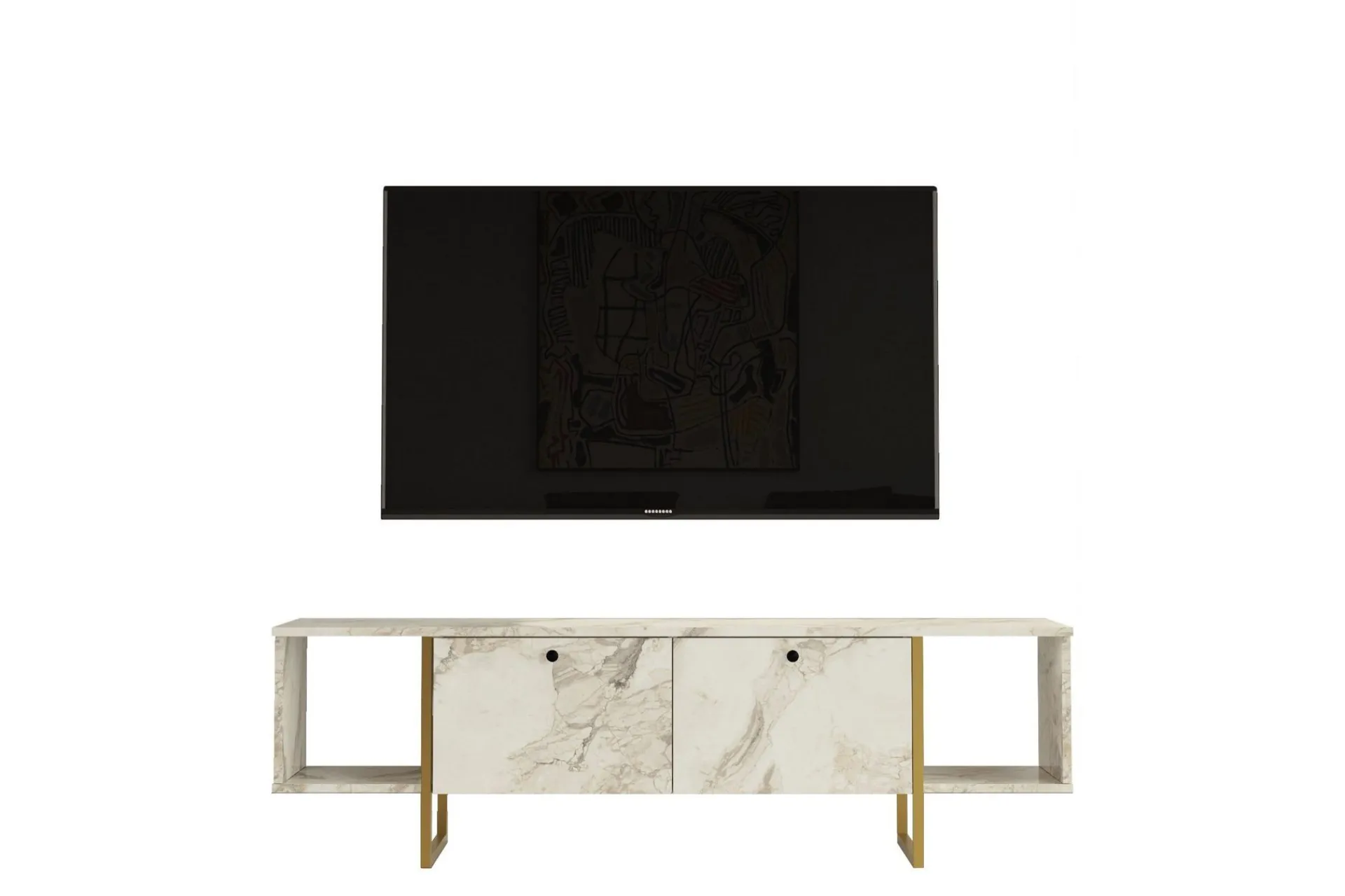 Tv-Benk & Mediabenk-Mushir TV-benk 160 cm Hvit