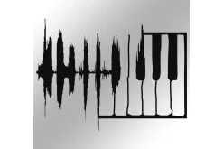 Skilt-My Music v2 Veggdekor Svart