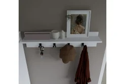 Knaggerekke-Nagouri Klesstativ 90 cm Hvit