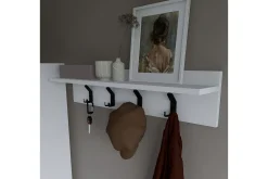 Knaggerekke-Nagouri Klesstativ 90 cm Hvit