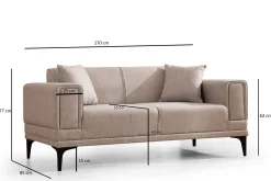 Naoko 3-seter Sofa
