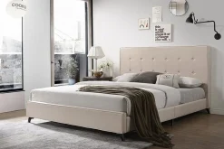 Bedly Sengeramme & Sengestamme-Nattaro Dobbeltseng 160x200 cm Beige