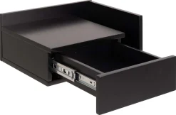 Oppbevaringsskap|Skap-Nattbord HOME4YOU Ashlan 40x32xh16,5 cm Svart