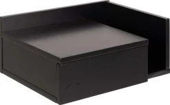 Oppbevaringsskap|Skap-Nattbord HOME4YOU Ashlan 40x32xh16,5 cm Svart