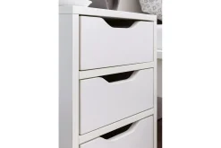 Wohnling Nattbord med 3 skuffer i et enkelt, moderne design for rammemadrass