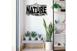 Skilt-Nature Veggdekor Svart