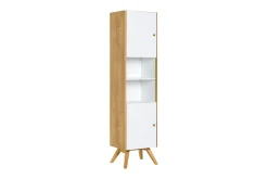 VOX Nature Vitrineskap Hvit/Natur
