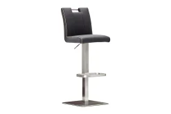 Scandinavian Choice Barstoler-Navajo Barstol Kvadrat Stål Svart