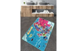 Baderomsmatte|Baderomsmatte-Navjoot Baderomsmatte 70x120 cm Rektangulær Flerfärgad