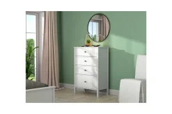 Kommode|Entrekommode-Navric TV-skap 77 cm Natur,Hvit