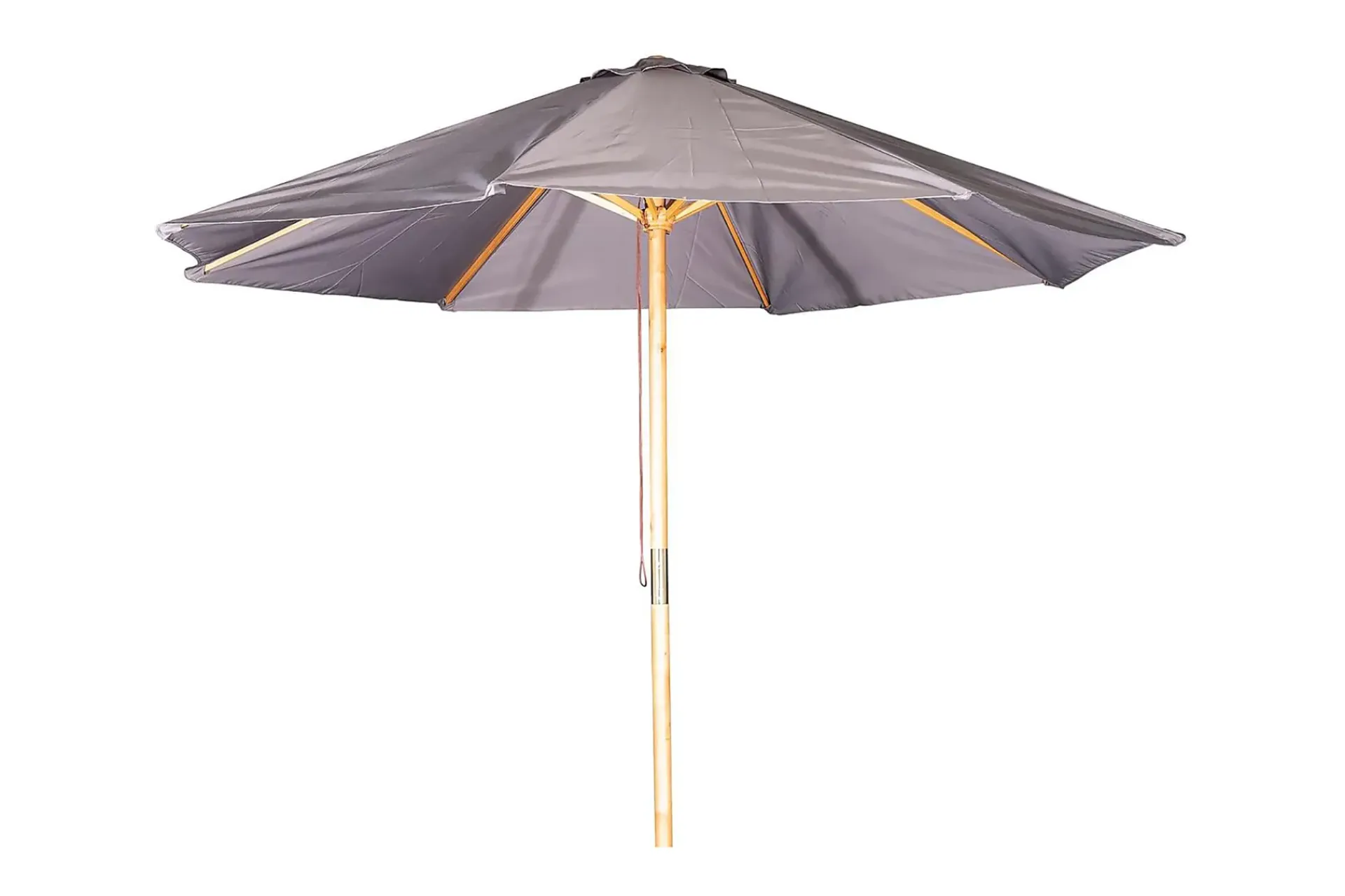 Venture Home Parasoller-Naxos Parasoll Rund Ø300 cm Svart/Natur