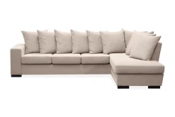 Bloomington Sofa Med Sjeselong-Nebraska Divansofa 4-seter Høyre Konvoluttputer Beige