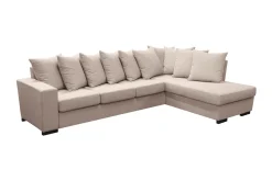 Bloomington Sofa Med Sjeselong-Nebraska Divansofa 4-seter Høyre Konvoluttputer Beige