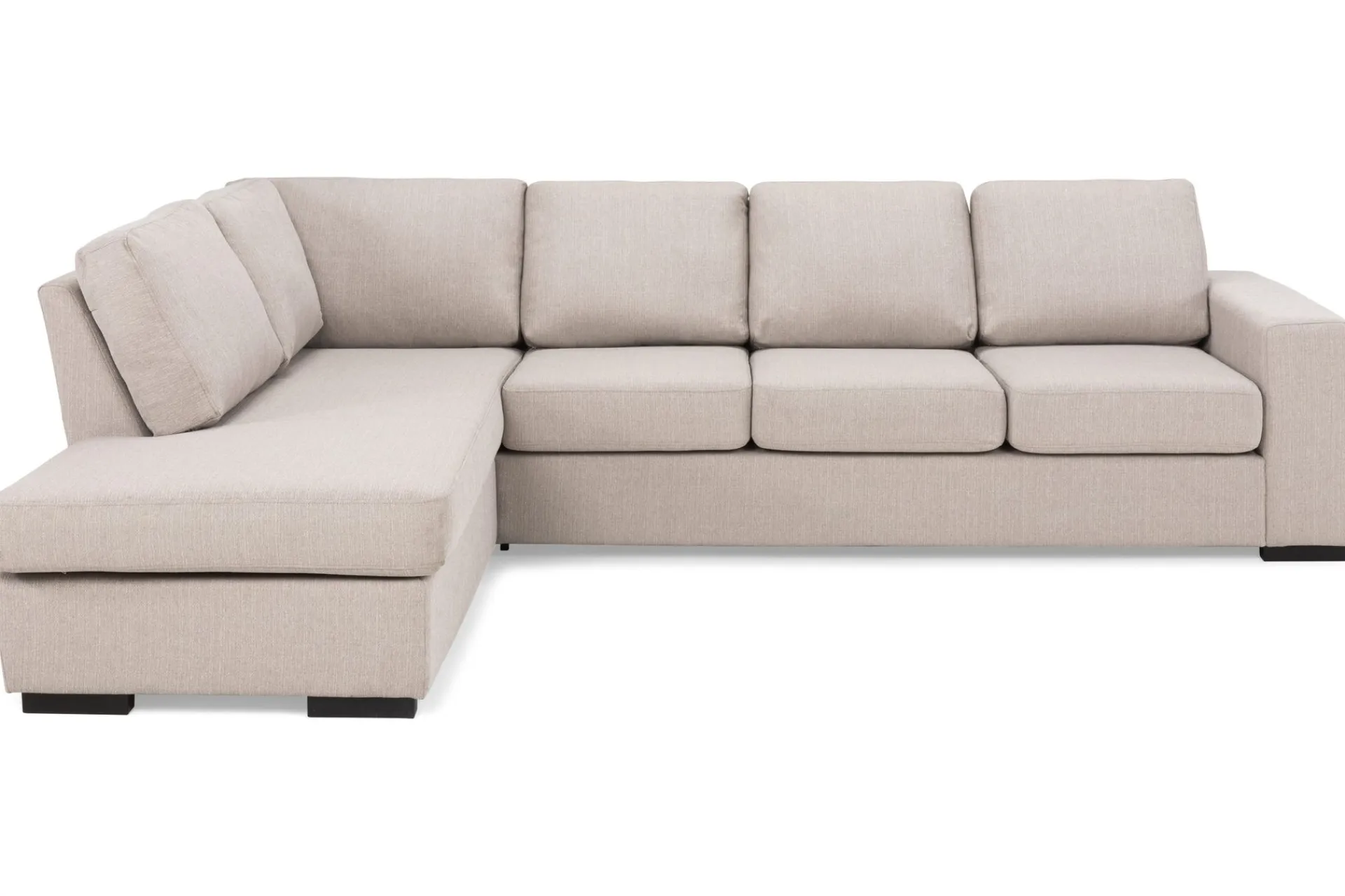 Scandinavian Choice Sofa Med Sjeselong-Nebraska Divansofa 4-seter Venstre Beige