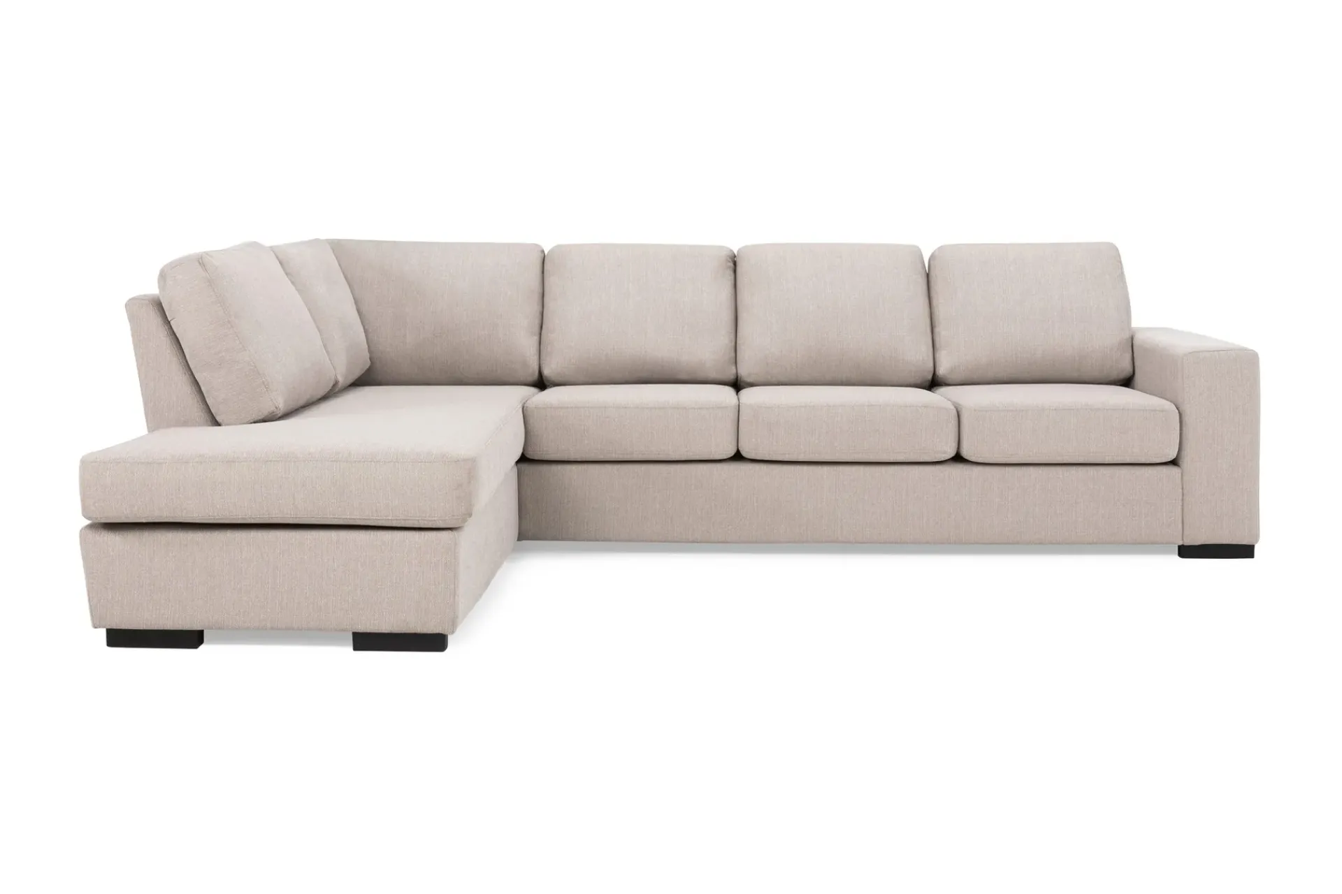 Scandinavian Choice Sofa Med Sjeselong-Nebraska Divansofa 4-seter Venstre Beige