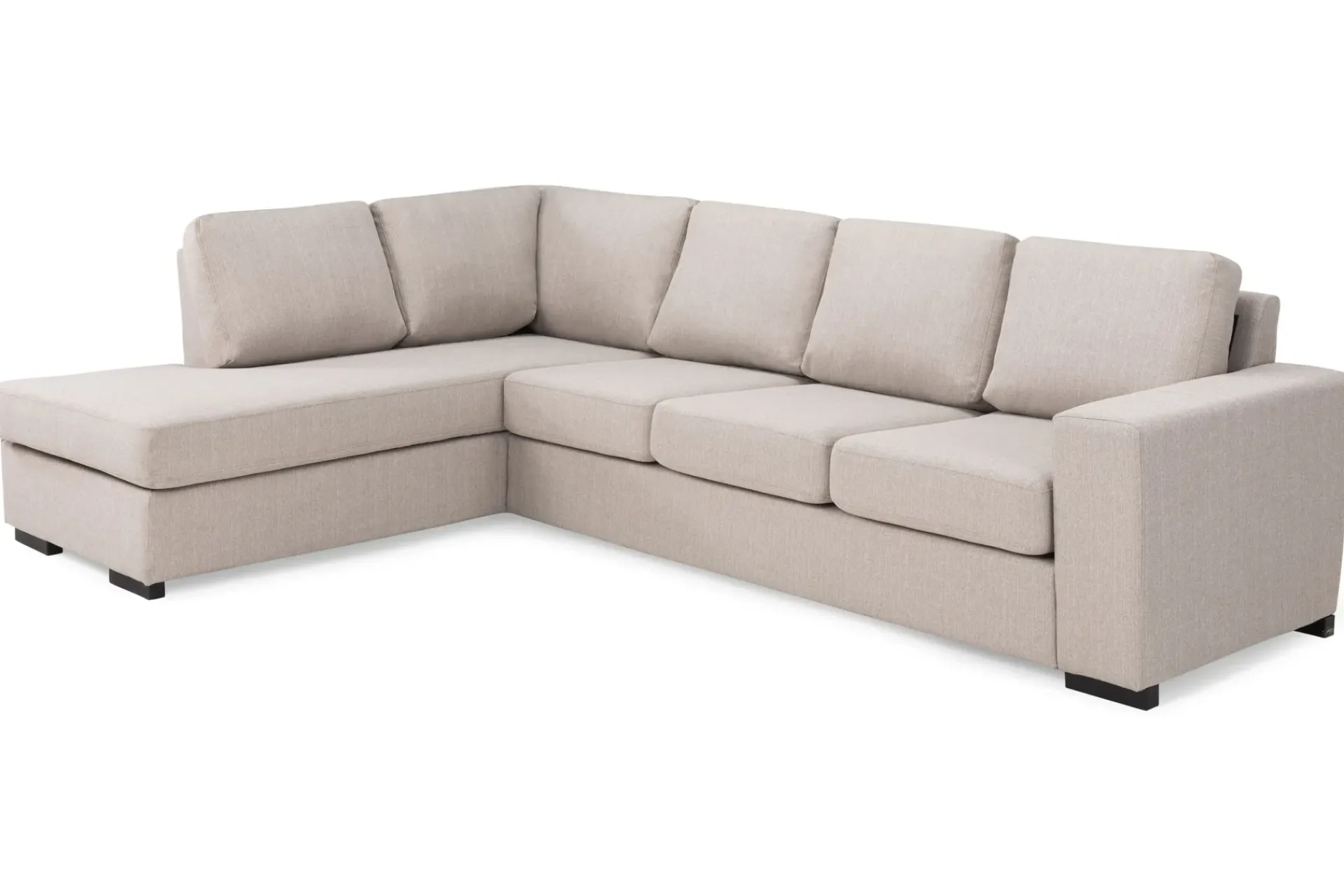 Scandinavian Choice Sofa Med Sjeselong-Nebraska Divansofa 4-seter Venstre Beige