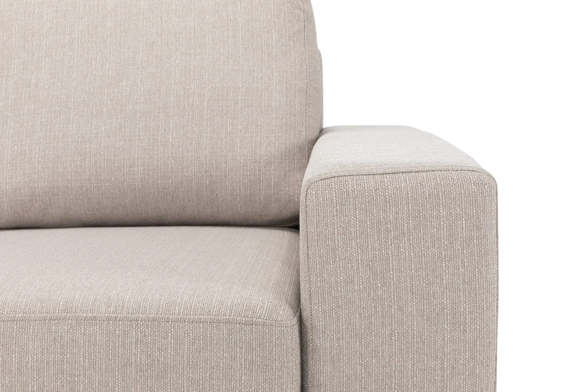 Scandinavian Choice Sofa Med Sjeselong-Nebraska Divansofa 4-seter Venstre Beige