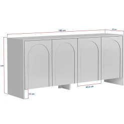 Nelora Konsollbord 180 cm