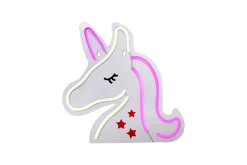 Barnelampe-Neon Unicorn Just Light Dekorativ Lampe Flerfarget