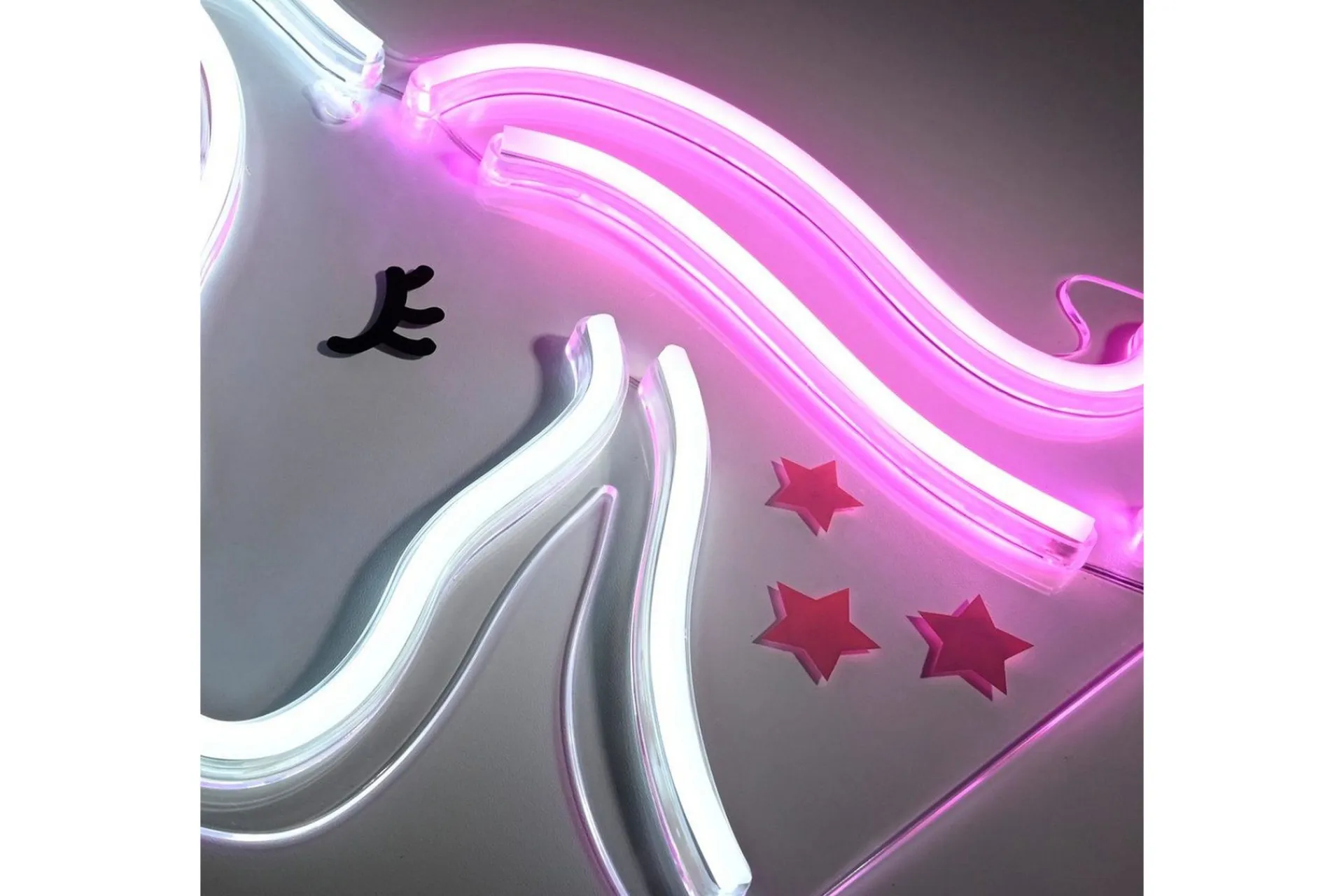 Barnelampe-Neon Unicorn Just Light Dekorativ Lampe Flerfarget