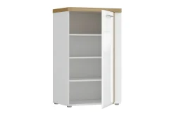 Oppbevaringsskap|Skap-Nessebar Highboard 44x61 cm Hvit/Brun