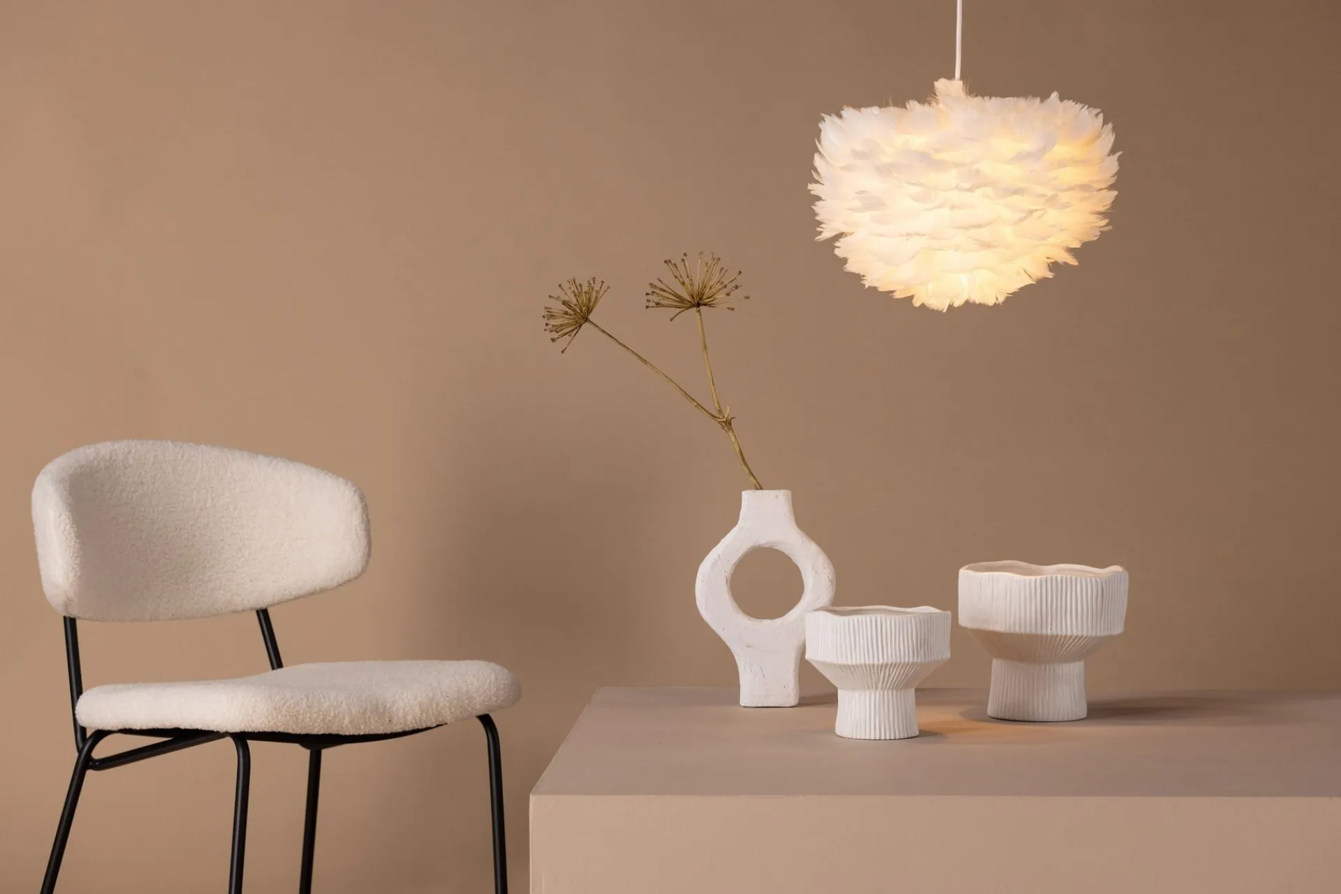 Venture Home Kjøkkenlampe|Taklampe-Nicola Pendellampe 20 cm Hvit