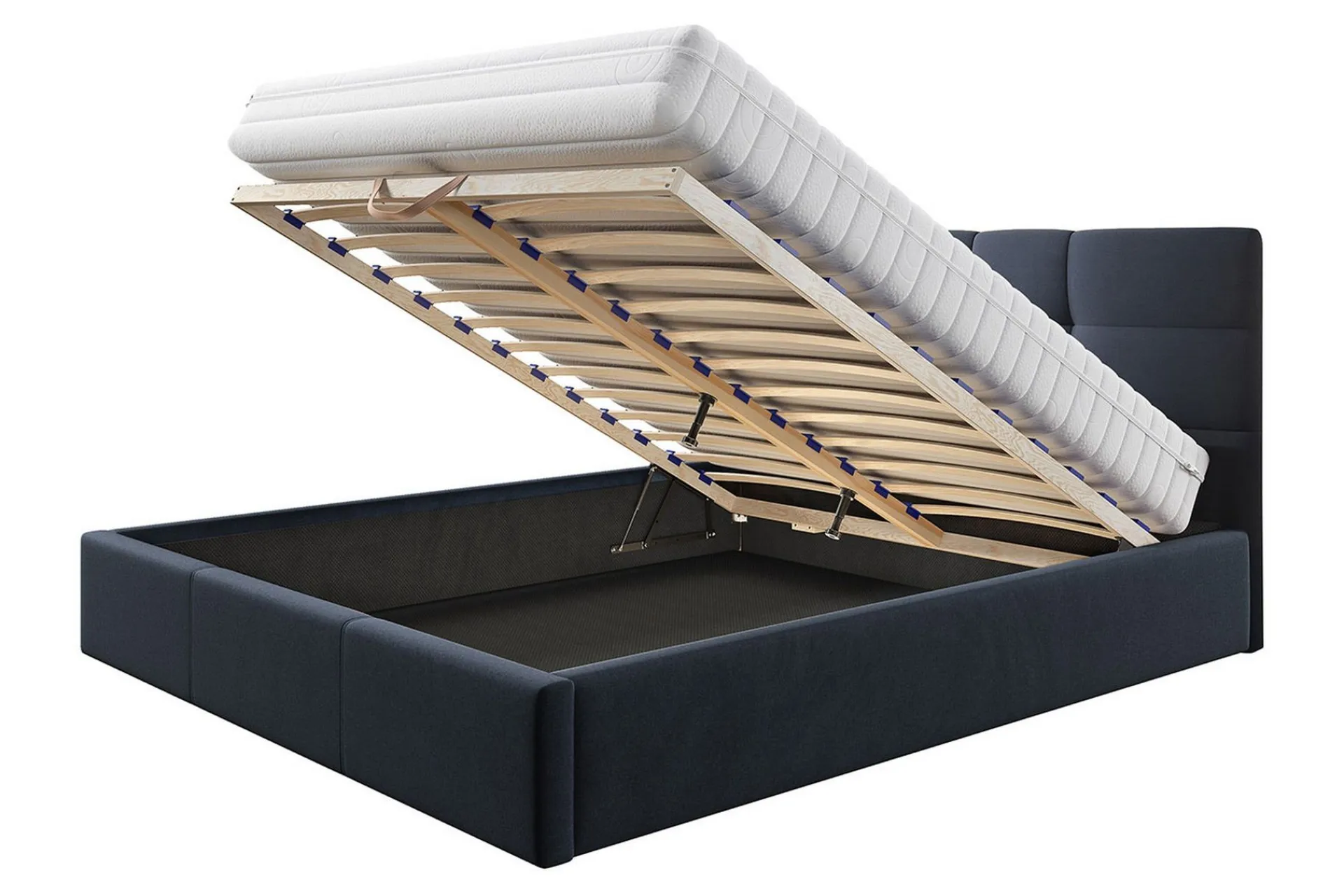 Sengeramme & Sengestamme|Seng Med Oppbevaring-Nieres Oppbevaringsseng 140x200 cm Gamo 7