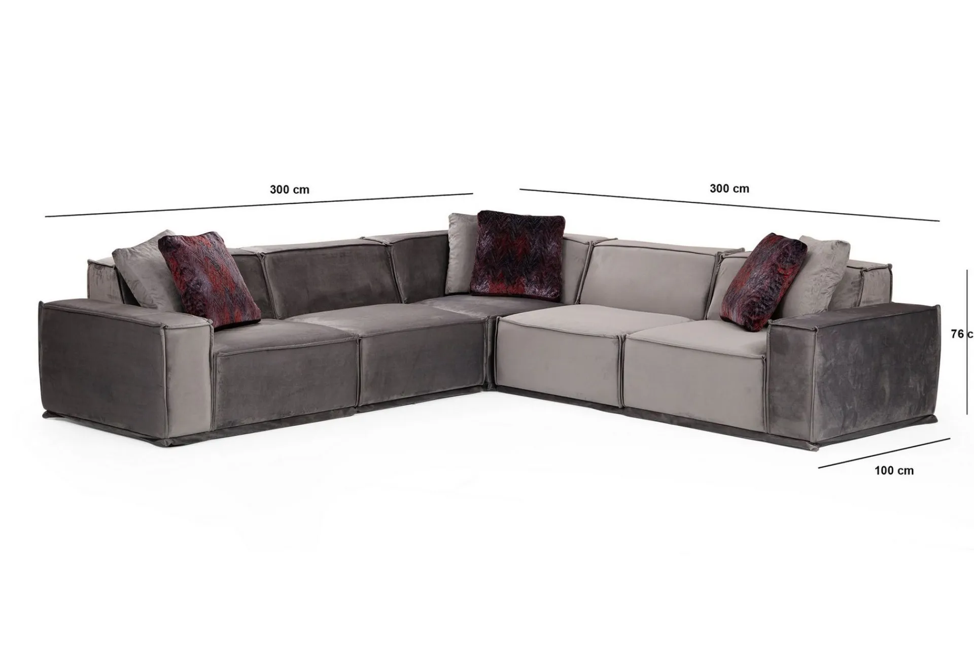 Nightcap Sofa m. Divan 6-seters