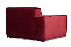 Sofa Med Sjeselong-Nightcap Sofa m. Divan 4-seters Burgunder
