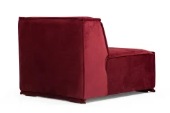 Sofa Med Sjeselong-Nightcap Sofa m. Divan 4-seters Burgunder