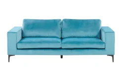 Velour Sofa & Fløyel Sofa-Nikkala Fløyelssofa Blå