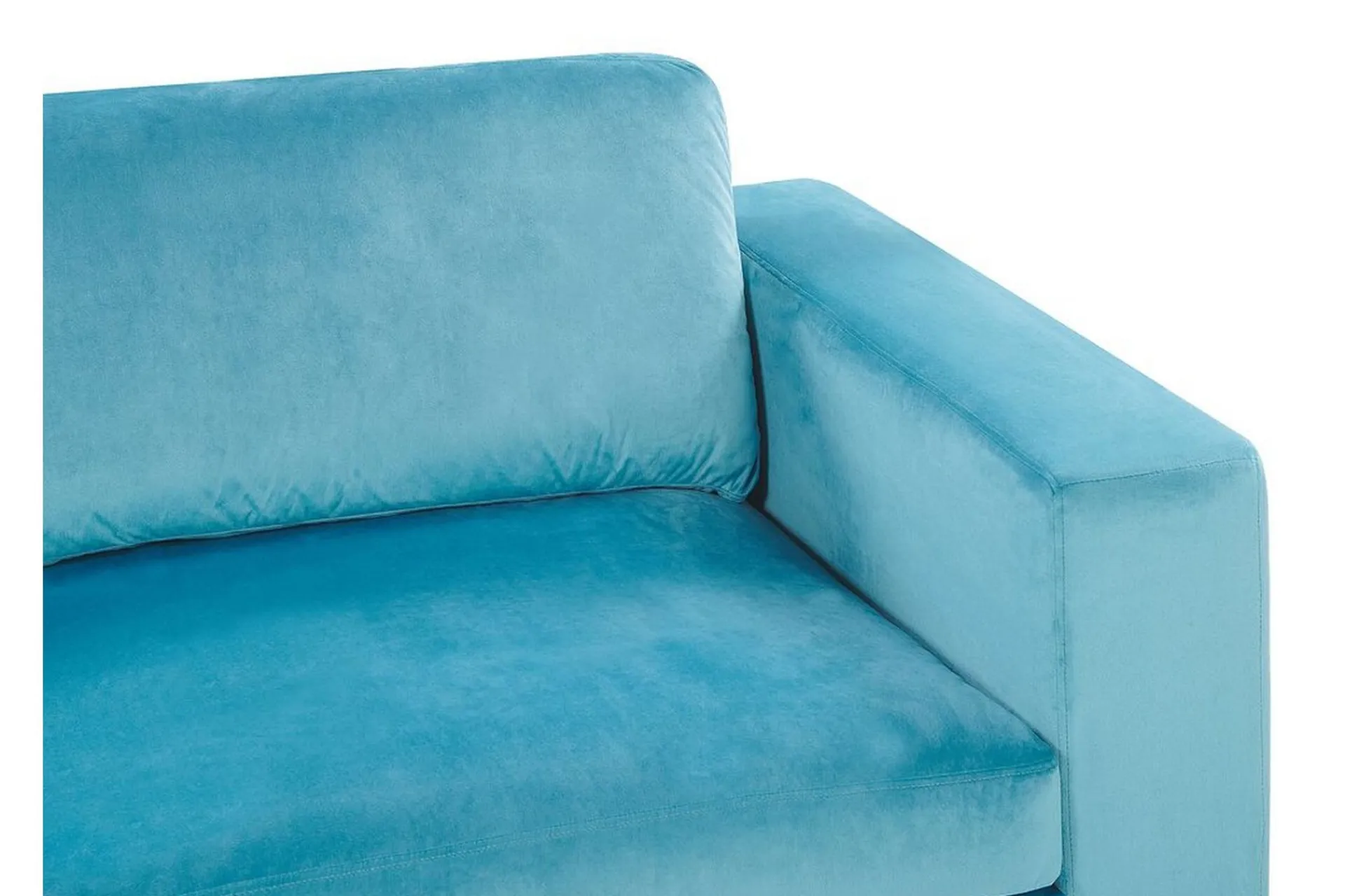 Velour Sofa & Fløyel Sofa-Nikkala Fløyelssofa Blå
