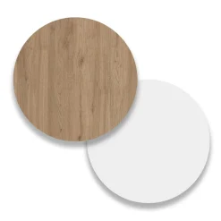 Gangbord|Avlastningsbord-Nilena Konsoll 160x74,3x44,5 cm Eik og hvit