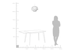 Kjøkkenlampe|Taklampe-Nile Taklampe 41 cm Hvit