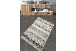 Baderomsmatte|Baderomsmatte-Nilofer Baderomsmatte 70x120 cm Rektangulær Flerfärgad