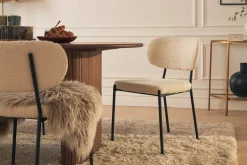 Bark Spisegrupper-Noira Ovalt Spisebord 220 cm Valnøtt med 6 Gemmiano Spisestoler Brun