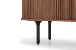Bark Noira Oval TV-benk Valnøtt 150x45 cm Ribbet