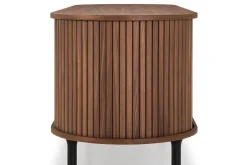 Bark Noira Oval TV-benk Valnøtt 150x45 cm Ribbet