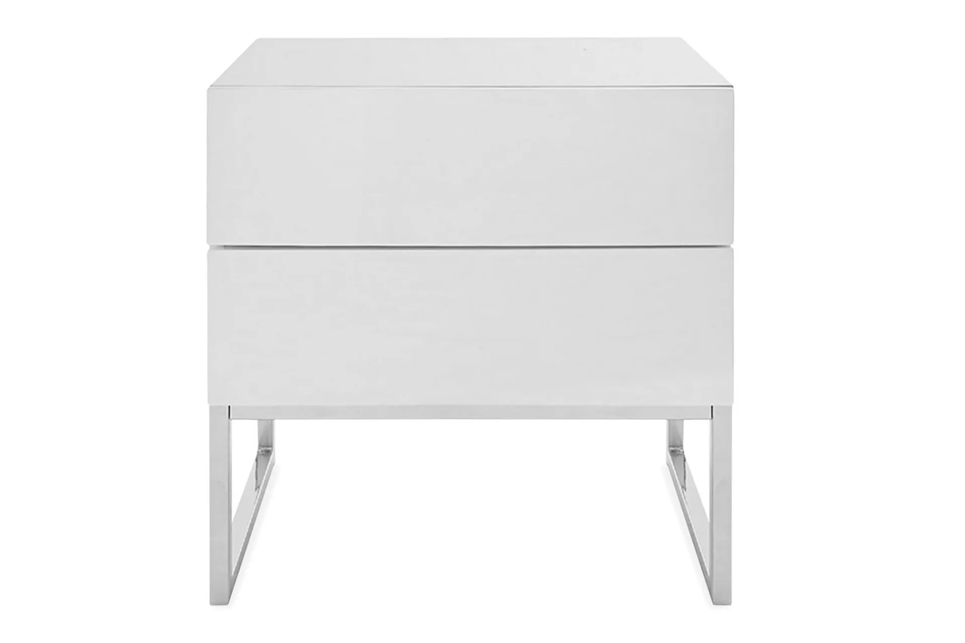 Scandinavian Choice Nola Nattbord 50 cm Høye Ben med Oppbevaring 2 Skuffer