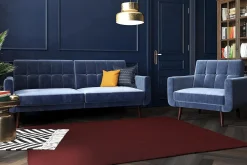 Dorel Home Nola 3-seters Sovesofa Fløyel/