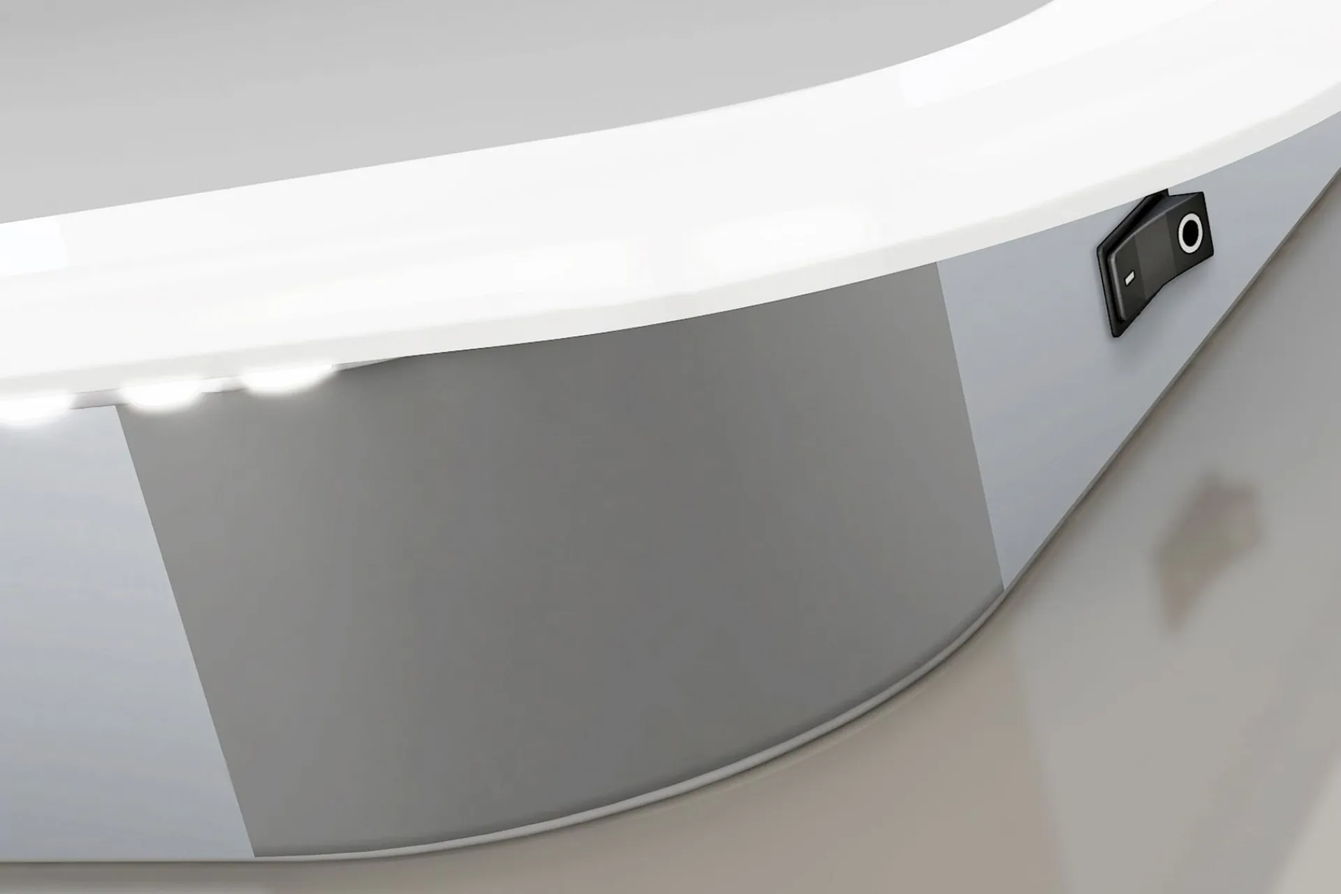 Baderomsspeil Med Belysning|Baderom-Norrbyn Baderomsspeil 70 cm LED-Lys