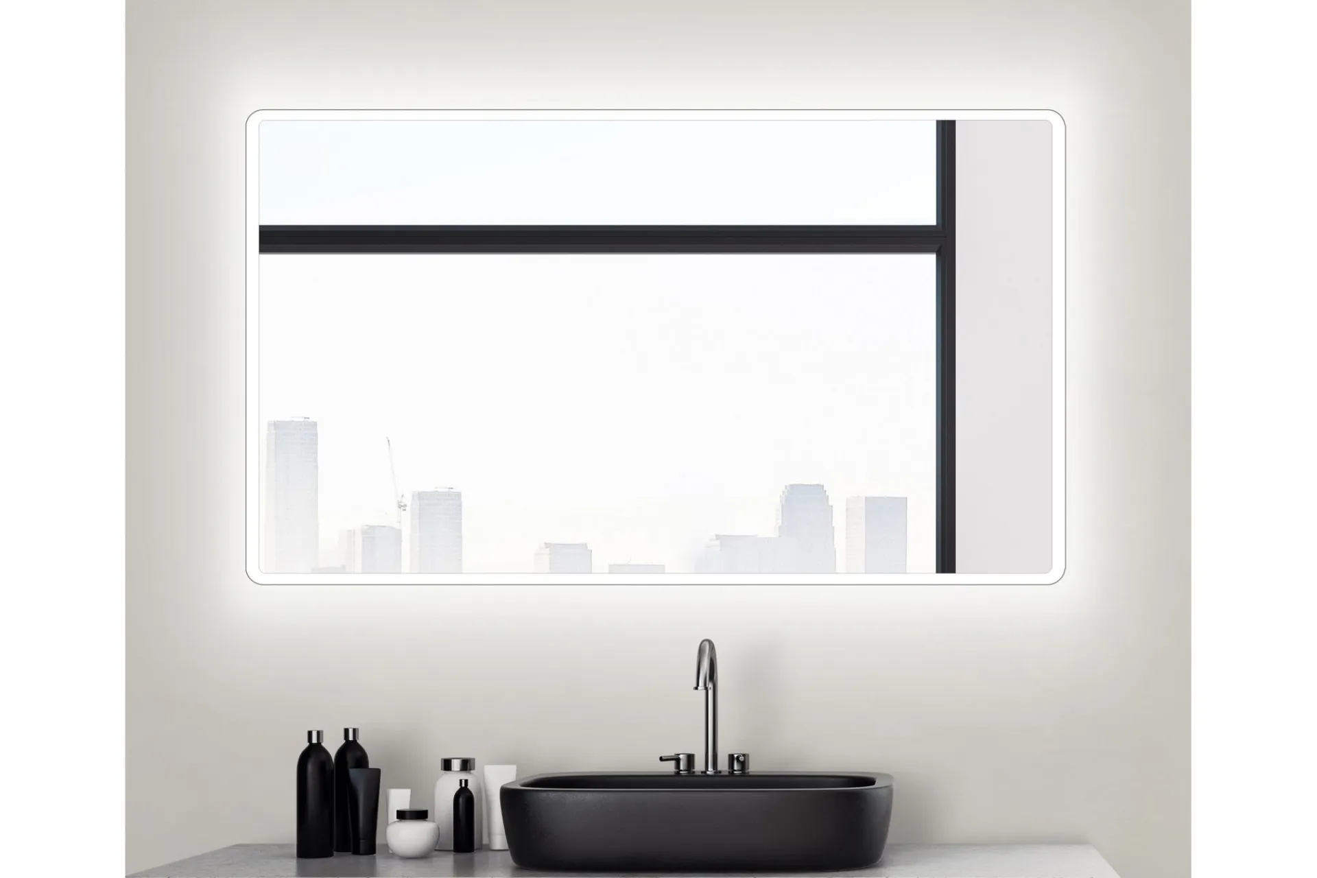Baderomsspeil Med Belysning|Baderom-Norrbyn Baderomsspeil 70 cm LED-Lys