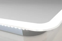 Baderomsspeil Med Belysning|Baderom-Norrbyn Baderomsspeil 70 cm LED-Lys